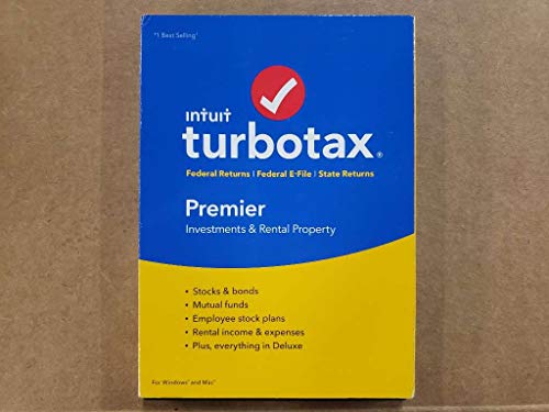 Book Cover TurboTax Premier Federal + E-File + State 2018