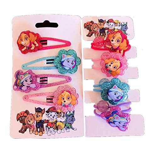 Kerr's Choice Girls Paw Hair Accessories Hair Clips Party Supplies Party Favors Puppy Patrol Birthday Gift Set