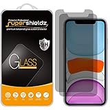Supershieldz (2 Pack) (Privacy) Anti Spy Screen Protector Designed for iPhone 11 and iPhone XR (6.1 inch) Tempered Glass, Anti Scratch, Bubble Free