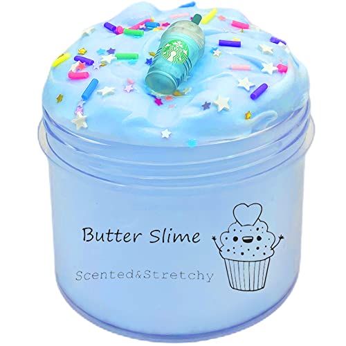 Upgrade Scent Pineapple Slime with Charms, Butter Slime,Super Soft and Non-Sticky(7oz 200ML)