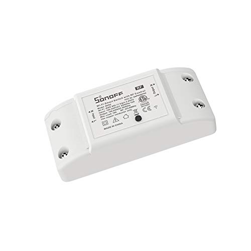 SONOFF Basic R2 10A Smart WiFi Wireless Light Switch, Universal DIY Module for Smart Home Automation Solution, Works with Amazon Alexa & Google Home Assistant, Works with IFTTT,  No Hub Required