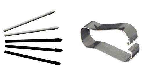5X Replacement Touch Stylus Tips S Pen Nibs for Samsung Galaxy Note 9, Note 8, Galaxy Tab S3,Tab S4 Tab 2 + Tweezer Tool AT&T Verizon Sprint Tmobile Carriers (Black)