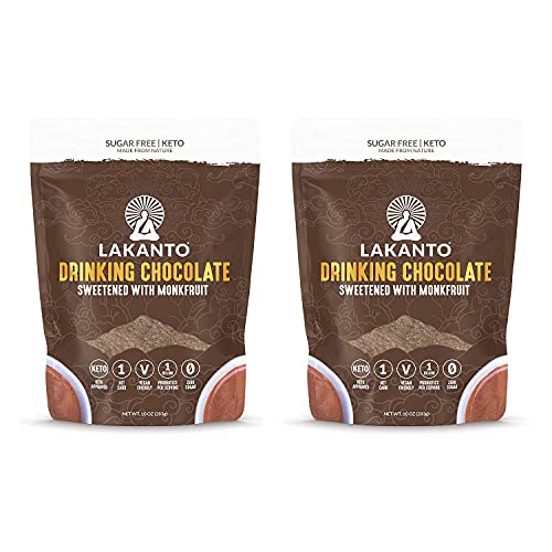 Book Cover Lakanto Drinking Chocolate, 1 Net Carb, 10 Ounce (Pack of 2)