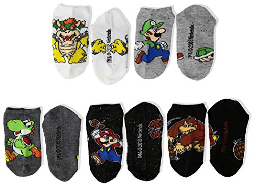 Book Cover Mario 10 Boy's Socks