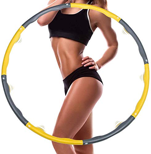 Yeelen Hoola Hoop for Adult,Weighted Hoola Hoop for Exercise