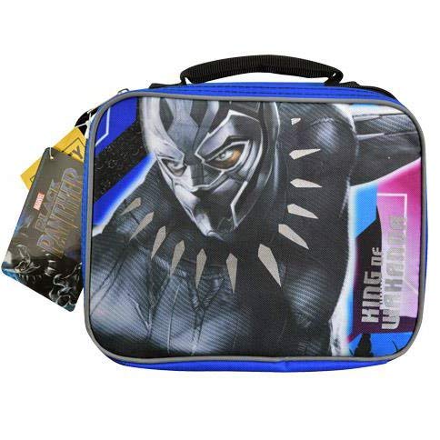 Book Cover Black Panther Soft Rectangular Insulated Lunch Bag ... (Black Panther)
