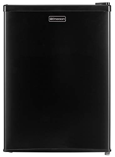 Book Cover Emerson CR240BE 2.4 Cubic Foot Compact Single Door Refrigerator, Black