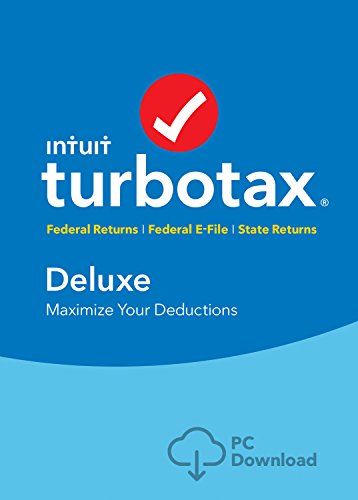 Book Cover TurboTax Deluxe + State 2018 Tax Software [PC Download] [Amazon Exclusive]