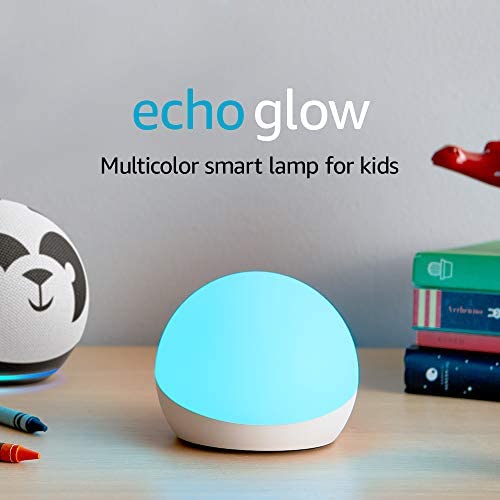 Book Cover Echo Glow - Multicolor smart lamp for kids, a Certified for Humans Device – Requires compatible Alexa device Device only