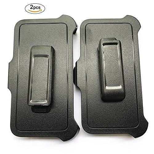 Weifan 2 Pack Replacement Belt Clip Holster for OtterBox Defender Series Case for 6.1" iPhone XR (6.1" iPhone XR)