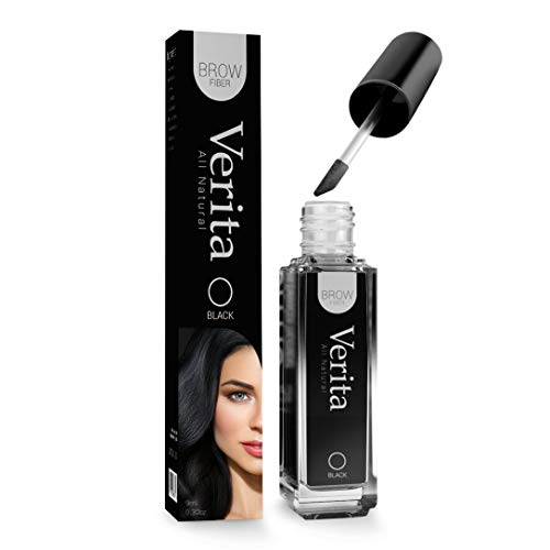 Verita Brow Fibers - Semi Temporary Instant Brow Volumizing Tint - Delivers Full Colored Brows in Few Easy Strokes - For Daily Beauty Needs