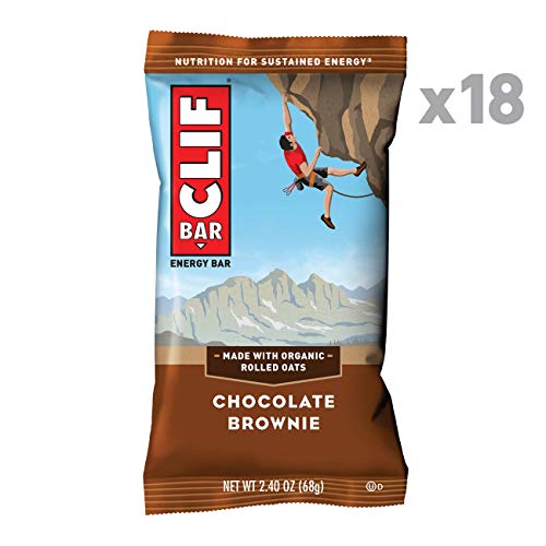 Book Cover CLIF BAR - Energy Bars - Chocolate Brownie - (2.4 Ounce Protein Bars, 18 Count)