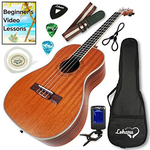 Lohanu Ukulele Baritone Bundle