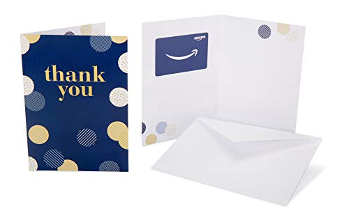 Book Cover Amazon.com Gift Card in a Greeting Card (Thank You Polka Dots Design)