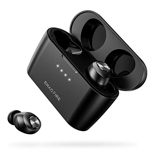 Book Cover ENACFIRE E20 Wireless Earbuds Bluetooth Headphones, 90H Playtime Bluetooth 5.0 Stable Connection HD Sound Quality Auto Paring Technology Wireless Headphones with 2600mAh Charging Case, Built-in Mic