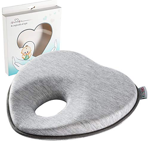 Book Cover Baby Head Shaping Pillow, Baby Flat Head Pillow for Newborns, Baby Pillows for Newborn Sleeping, Ergonomic Design, Environmental Protection