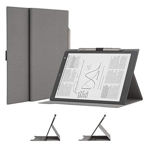 Origami Case for Sony DPT-CP1 10.3, Premium PU Leather Lightweight Folding Stand Smart Cover with Pencil Holder and Multiple Viewing Angles for Sony Digital Paper