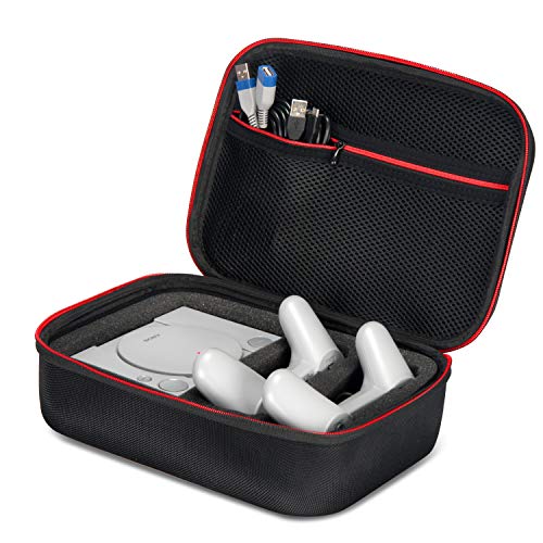 Younik Case for Playstation Classic Console Hard Travel Carrying Case for PS Mini Console (2018), Two Controllers and Other Accessories