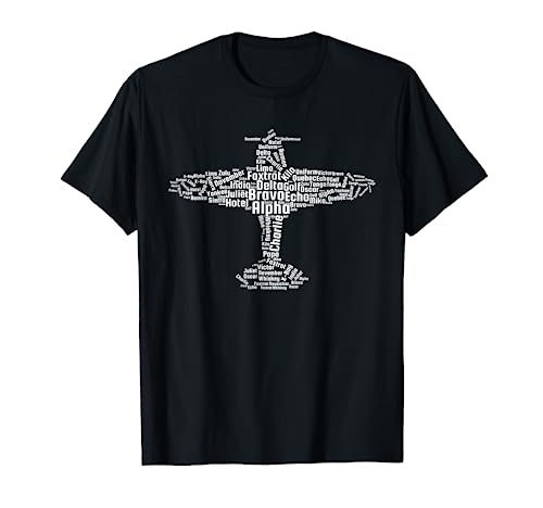 Aviation Phonetic Alphabet Flying Pilot Gift T-Shirt