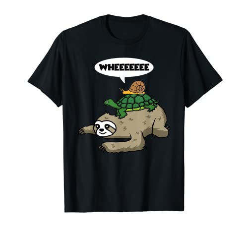 Sloth Turtle Snail T-Shirt