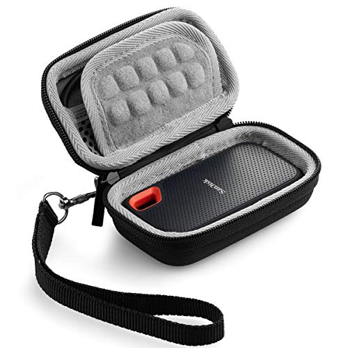 Caseling Hard Case for SanDisk 250GB 500GB 1TB 2TB Extreme Portable SSD Carrying Travel Bag (Will not fit Sandisk Pro)