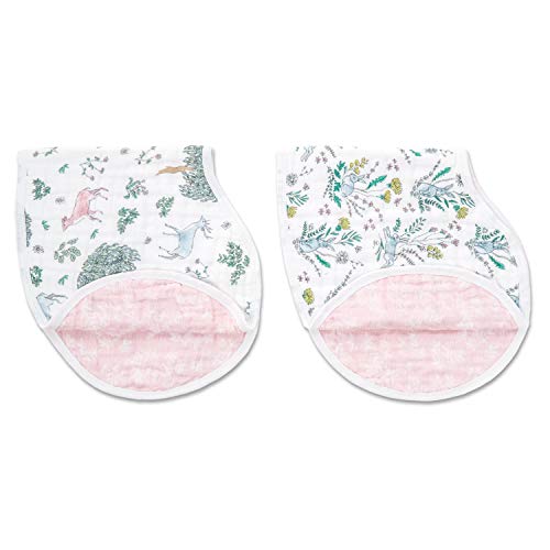 aden + anais Classic Burpy Bib 2-Pack Forest Fantasy