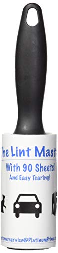 Lint Roller Value Package | 5 Large Sticky PlatinumPrime Lint Rollers, 90 Sheets each (450 Sheets Total) for Pet Hair, Dirt, and Lint Removal