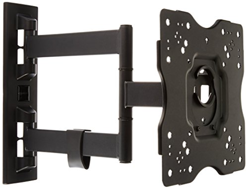 AmazonBasics Heavy-Duty, Full Motion Articulating TV Wall Mount for 22-inch to 55-inch LED, LCD, Flat Screen TVs (Renewed)