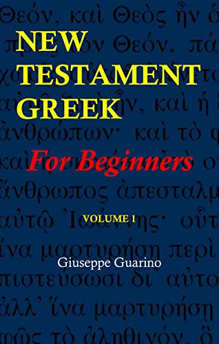 Book Cover New Testament Greek: for beginners