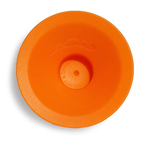 WOW CUP MINI Replacement Silicone Valve 1-piece, Orange, 2-1/2 inch Diameter