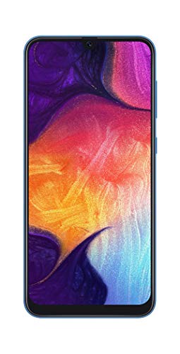 Samsung Galaxy A50 A505G 64GB Duos GSM Unlocked Phone w/Triple 25MP Camera - (International Version, No Warranty) - Blue