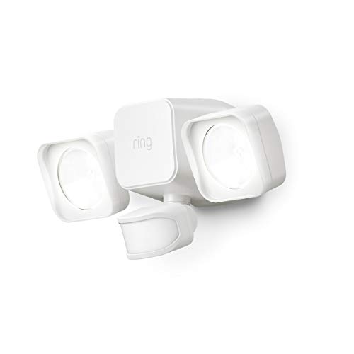 Book Cover Ring Smart Lighting â€“ Floodlight, Battery-Powered, Outdoor Motion-Sensor Security Light, White (Bridge required)