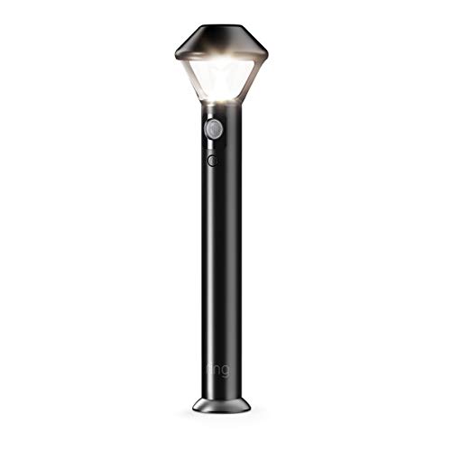 Ring Pathlight Battery — Motion-activated pathlight, bright LEDs, works with Amazon Sidewalk, Black