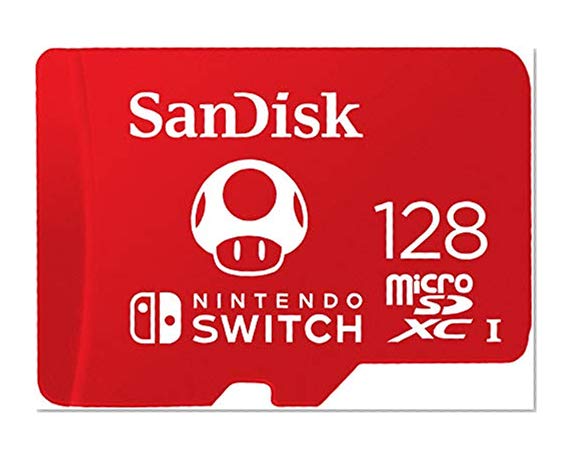 Book Cover SanDisk 128GB MicroSDXC UHS-I Card for Nintendo Switch - SDSQXAO-128G-GNCZN