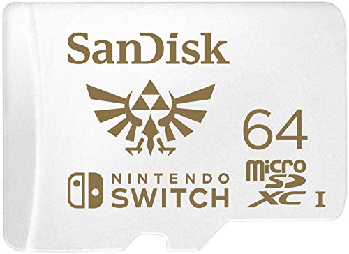 Book Cover SanDisk 64GB MicroSDXC UHS-I Card for Nintendo Switch - SDSQXAT-064G-GNCZN