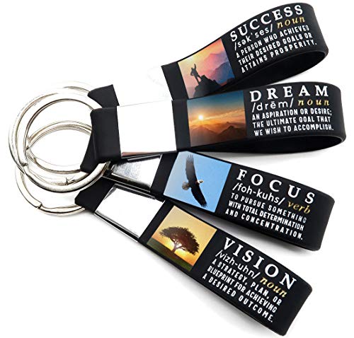 Inkstone Motivational Quote Keychains Professional Corporate Executive Business Quote Office Gifts