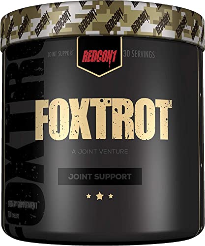 REDCON1 Foxtrot Joint Support - Inflammation Reducing Supplement with Chondroitin Sulfate + MSM - Glucosamine Chondroitin Capsules for Joint Health (60 Servings)
