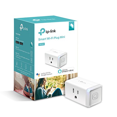 Book Cover TP-Link Mini WiFi Smart Plug, Wi-Fi, Compatible with Alexa, Only Occupies one Socket (HS105),Wall-Light, Electronic-Component-switches, 1-Pack (Renewed)