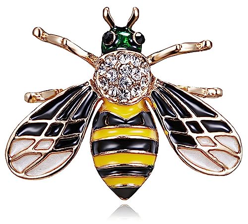 Gleamart Butterfly Crystal Brooch Insect Animal Pin Badge for Women