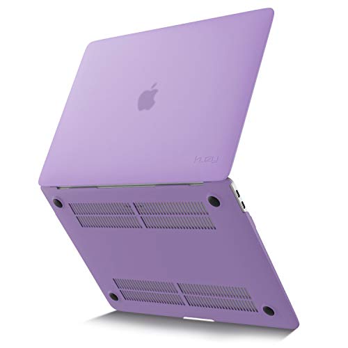 Kuzy - MacBook Air 13 inch Case 2019 2018 Release A1932, Soft Touch (Newest Version) Hard Shell Cover for 13 inch MacBook Air Case with Retina Display Touch ID - Purple