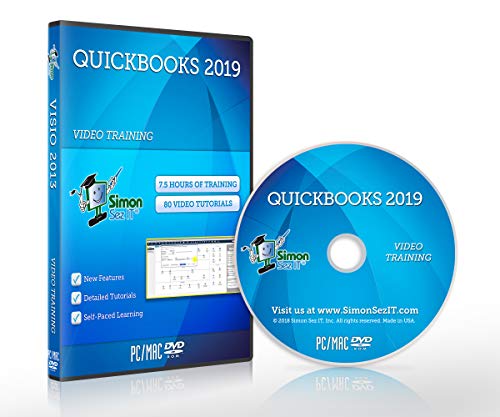 Book Cover Learn QuickBooksÂ® 2019 Training Video Tutorials: QuickBooks Training to Manage Your Small Business Finances