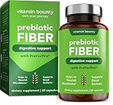 Vitamin Bounty Prebiotic Capsules - PreforPro® Prebiotics Supplement for Women & Men Digestive Health & Advanced Gut Health – No Fiber, No Bloating – Boosts Probiotic Effectiveness – 60 Vegan Cap