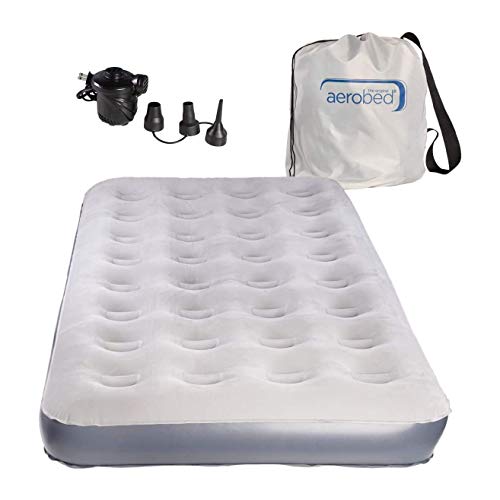Book Cover AeroBed Twin Air Mattress With Bag and Air Mattress Pump: Inflatable Mattress Twin, Blow Up Mattress With Air Bed Pump