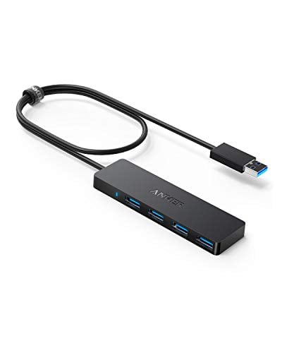 Book Cover Anker 4-Port USB 3.0 Hub, Ultra-Slim Data USB Hub with 2 ft Extended Cable [Charging Not Supported], for MacBook, Mac Pro, Mac mini, iMac, Surface Pro, XPS, PC, Flash Drive, Mobile HDD
