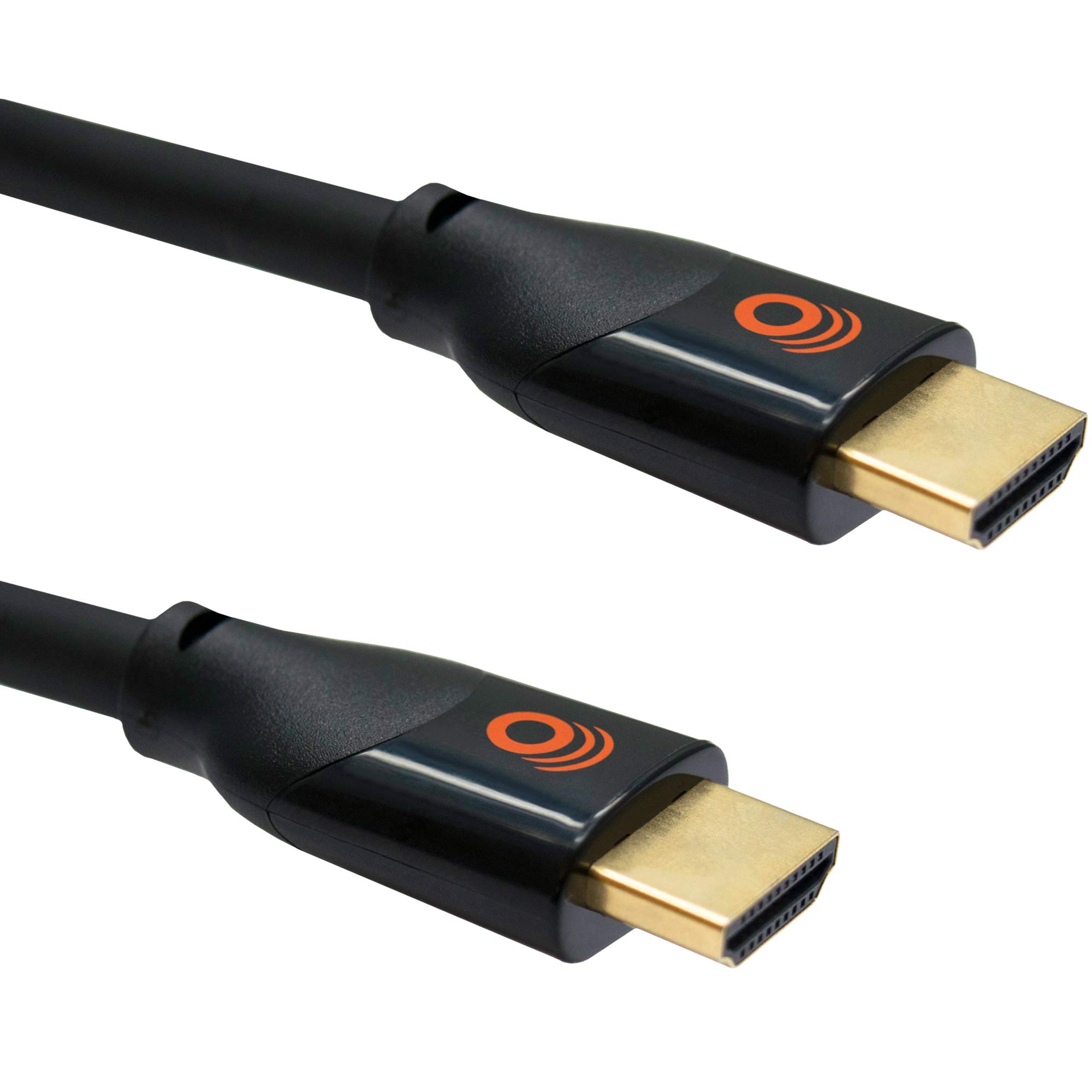ECHOGEAR Short 2ft HDMI Ultra HD High Speed Cable - 4k & HDR Compatible - Meets Latest HDMI Standard - Gold Plated Connections - Supports HD, 4k Ethernet Signals 120fps Refresh & 48gbps Bandwidth