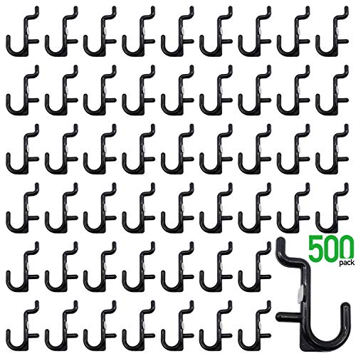 Colorstorm Pegboard Hooks Kit Pegboard J Hook Assortment Black Peg Hooks