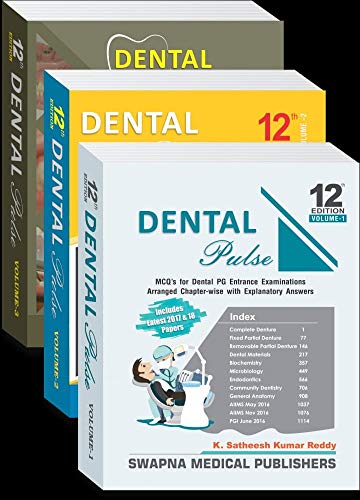 Dental Pulse Vol 1,2 and 3 By K. Satheesh Kumar Reddy 12th Edition