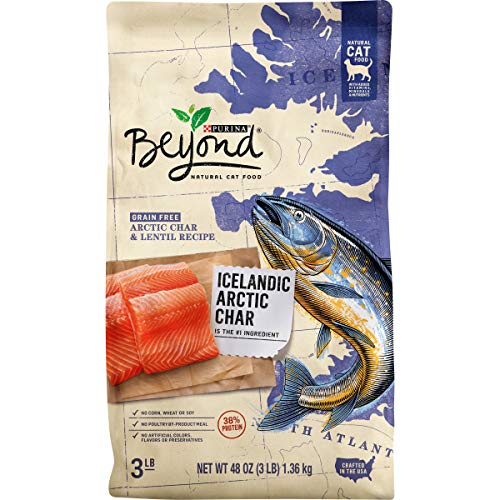 Purina Beyond Grain Free, Natural, High Protein Dry Cat Food, Icelandic Arctic Char & Lentil Recipe - 3 lb. Bag