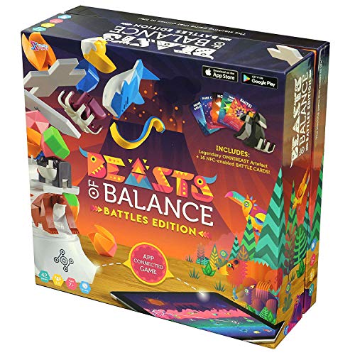 Book Cover Sensible Object Beasts of Balance - Digital Tabletop Hybrid Family Stacking Game for Ages 6+