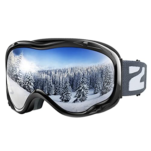 ZIONOR Lagopus Ski Snowboard Goggles UV Protection Anti fog Snow Goggles for Men Women Adult Youth